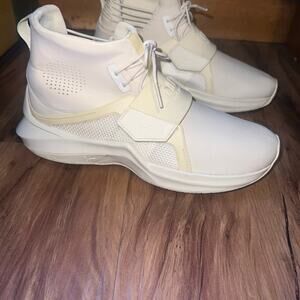 Puma Fenty Trainer Mid Cream White High Top Sneakers Size 7